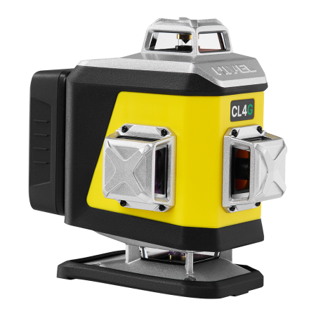 Nivel System CL4G LCD – laser krzyżowy zielony 4 × 360° 4D OLED Bluetooth